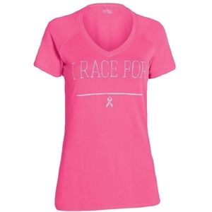Under Armour I Race For Breast Cancer Tee